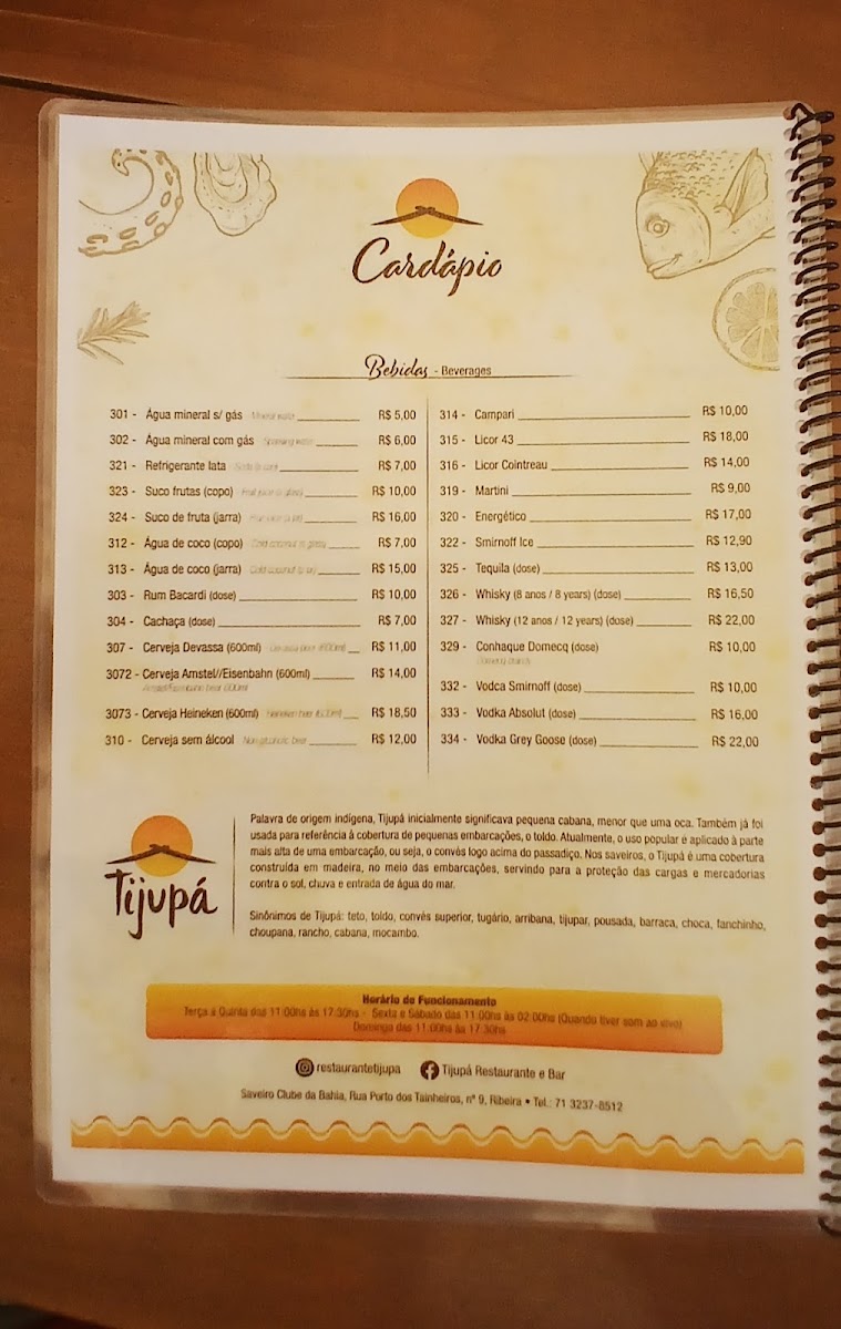 Menu Restaurante Tijupa-7